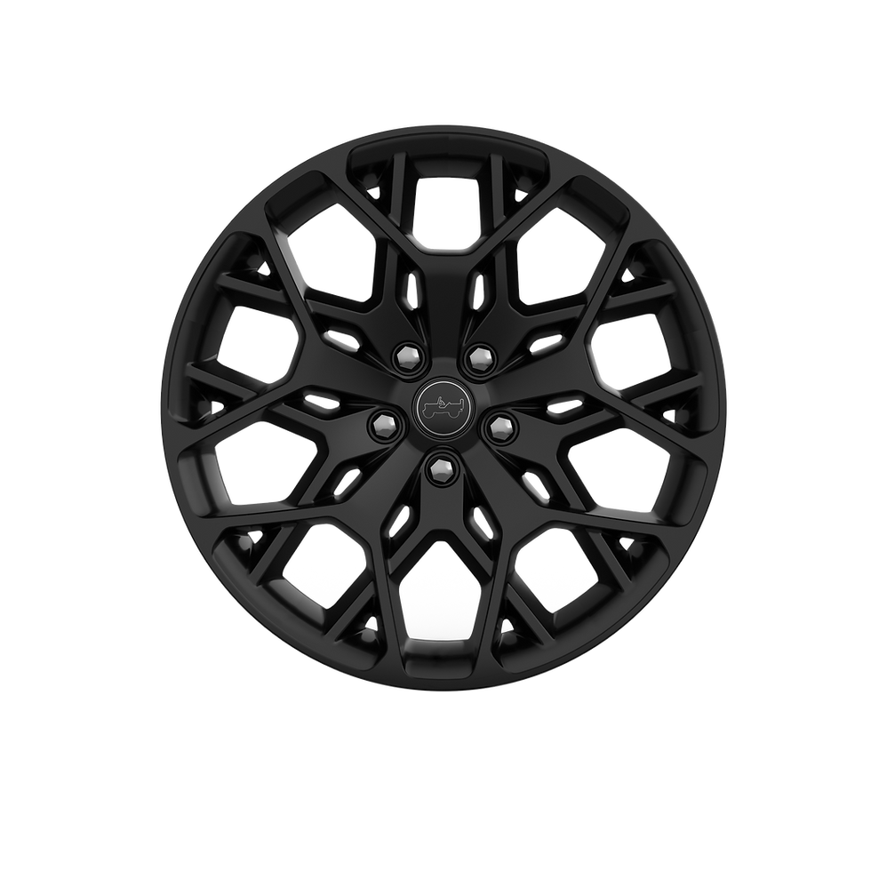 Wheel: 21-inch Black
Noise-painted
Aluminum Wheels
(Standard with Obsidian Edition)