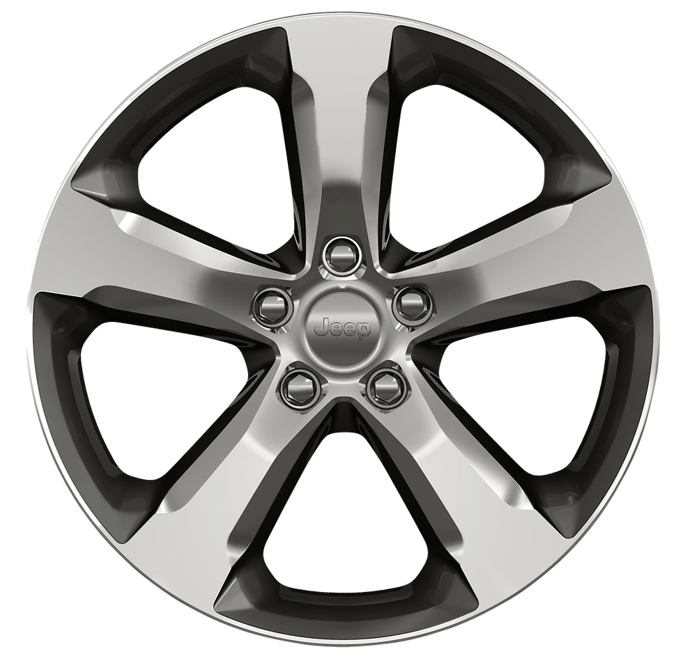 20-inch Technical Gray-painted machined aluminum wheel