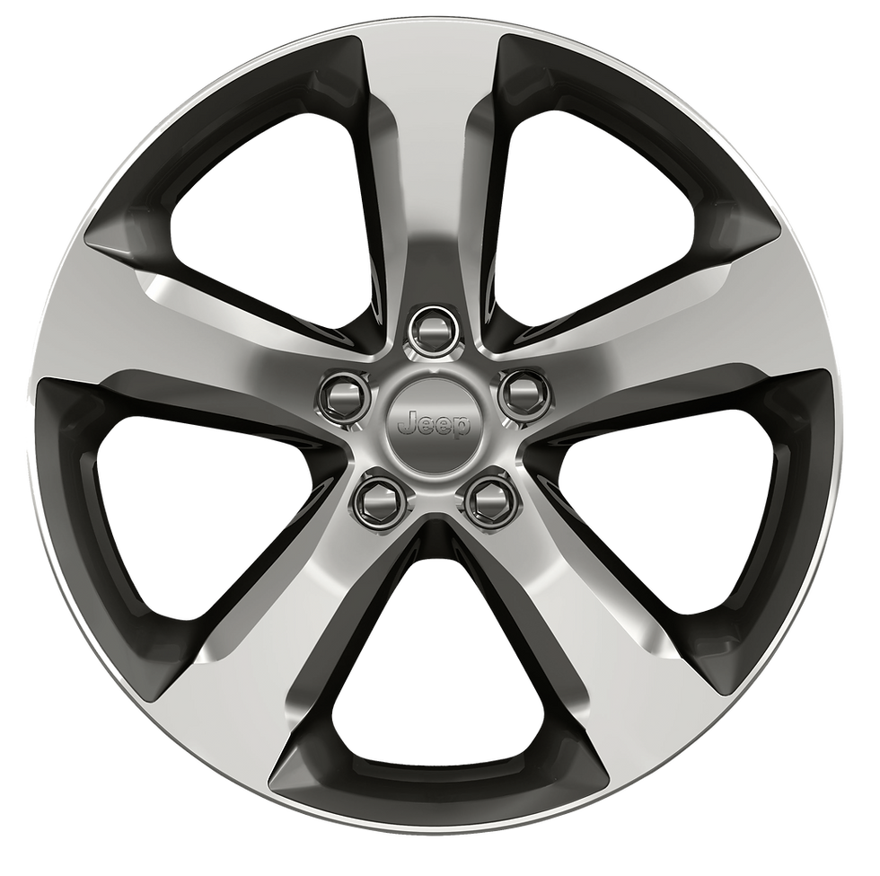 20-inch Technical Gray-painted machined aluminum wheel