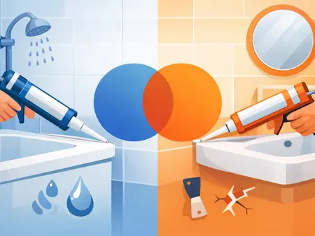Silicone or Caulk for Bathrooms?