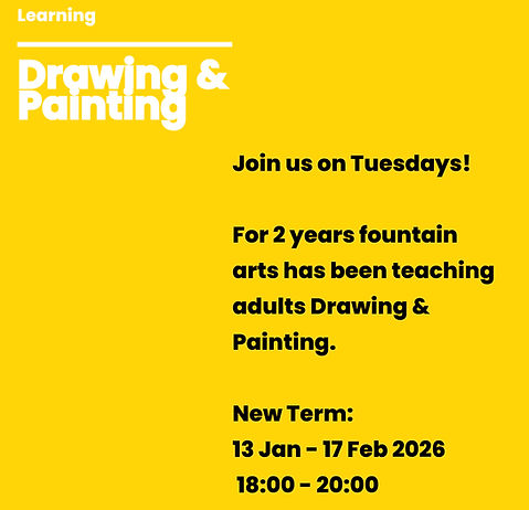 Drawing & Painting Jan Feb Promo fountain arts scunthorpe