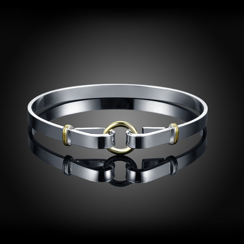 925 Silver Plated Colorful Women's Bracelet Jewelry