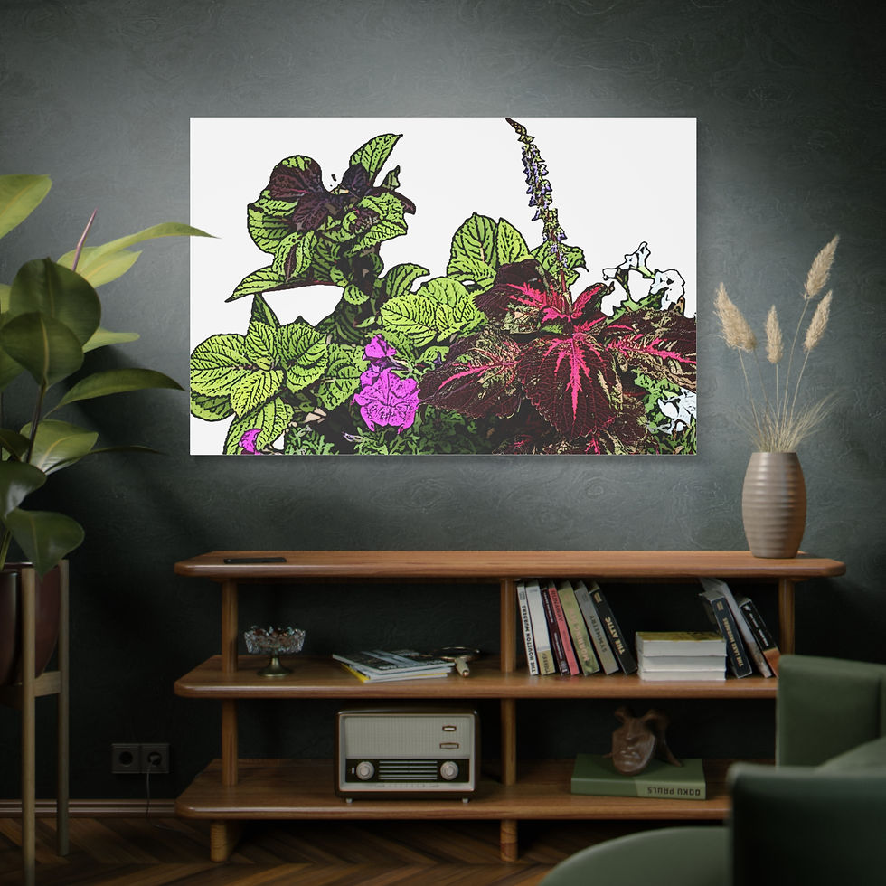 Coleus Flower Art Print