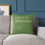 Thumbnail: Inspirational Square Pillow, Green Swirl Design Pillow , Throw Pillow