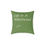Thumbnail: Inspirational Square Pillow, Green Swirl Design Pillow , Throw Pillow