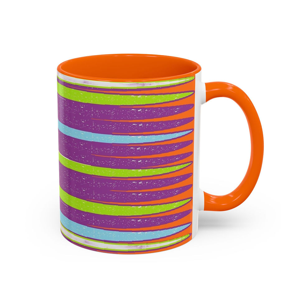 Thumbnail: Vibrant Purple and Green Mug