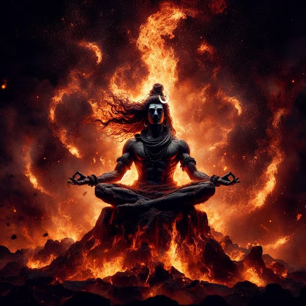 The Raging fire of Shiva