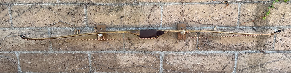 Thumbnail: 60" Hickory Longbow (Self Bow): 47# @ 26"