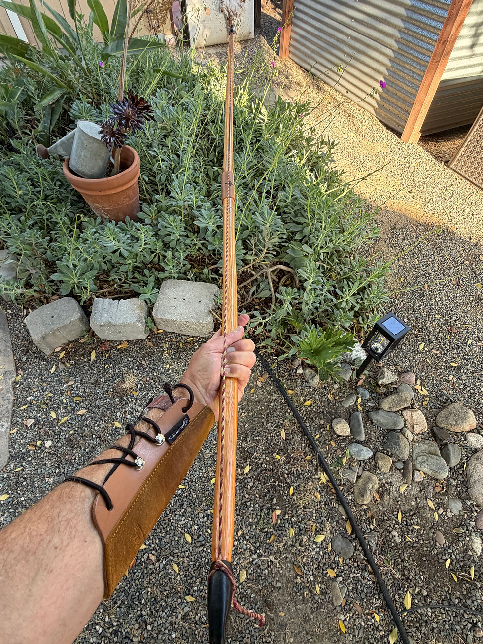 Thumbnail: 71" Yew ELB-Style Longbow (Self Bow) 50# @ 28"