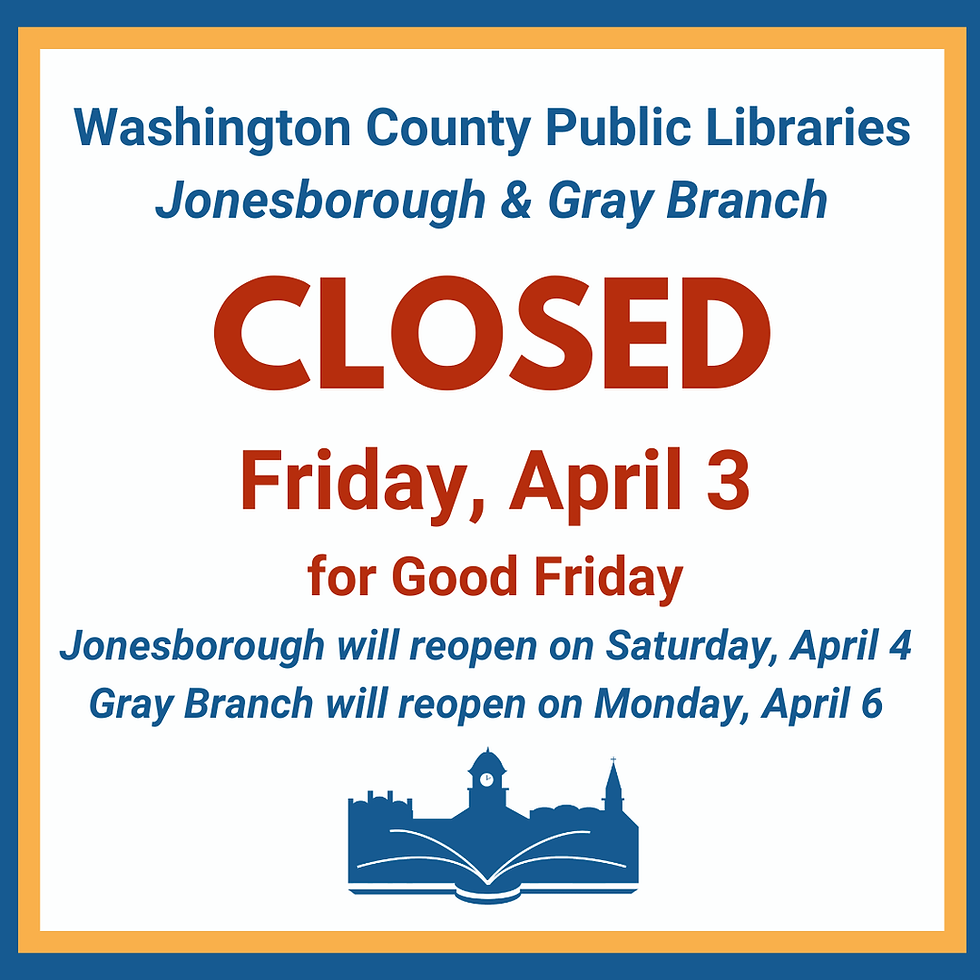 Closed for Good Friday