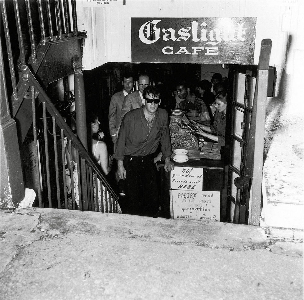 Man Walking out of Club