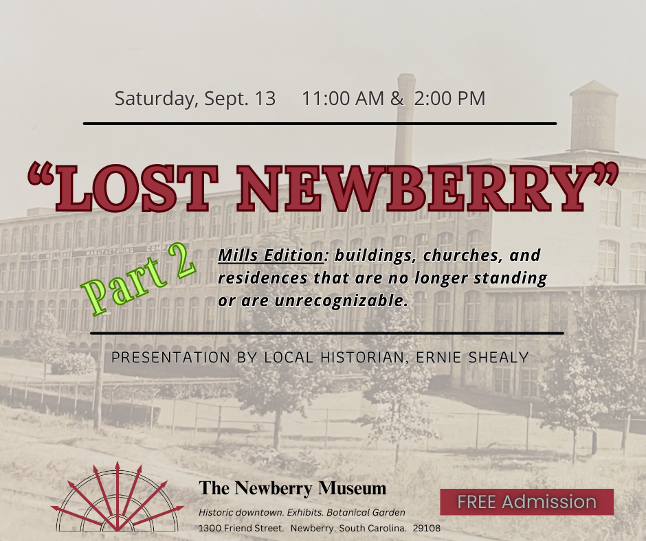 "Lost Newberry" Mills Edition, Part 2!