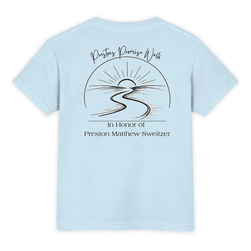 Thumbnail: 2026 Walk Youth T-Shirt (Black Font)