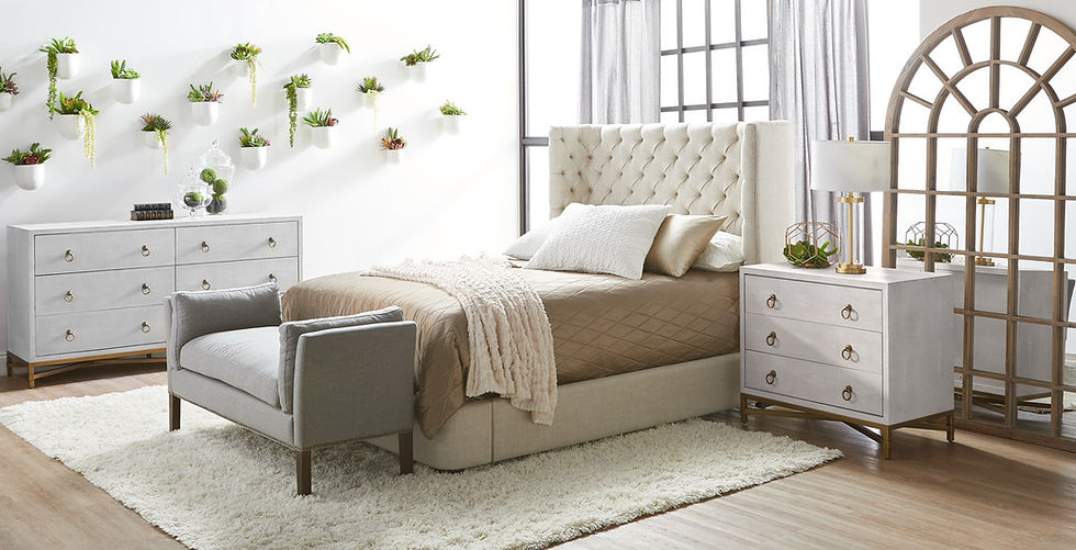 Thumbnail: Strand Shagreen 3-Drawer Nightstand