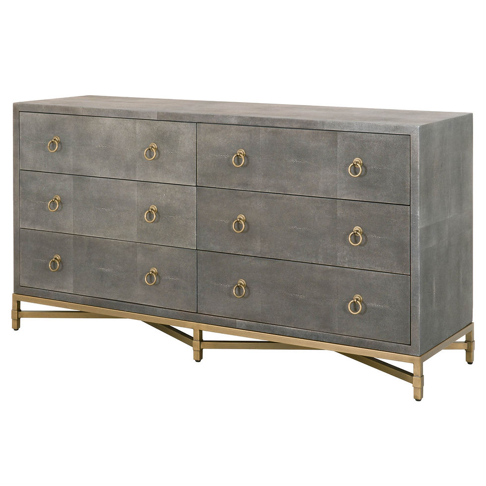 Thumbnail: Strand Shagreen 6-Drawer Dresser