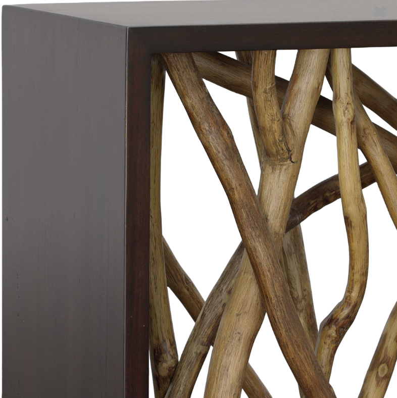 Miniatura: Teak Maze Console Table