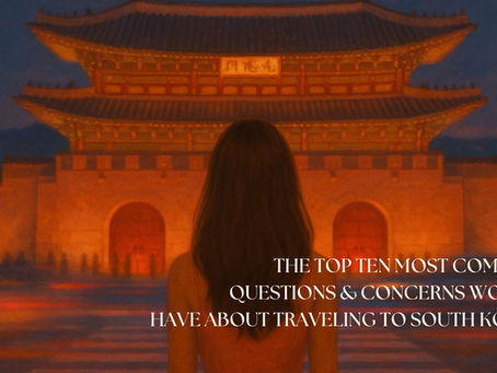 women traveling to South Korea