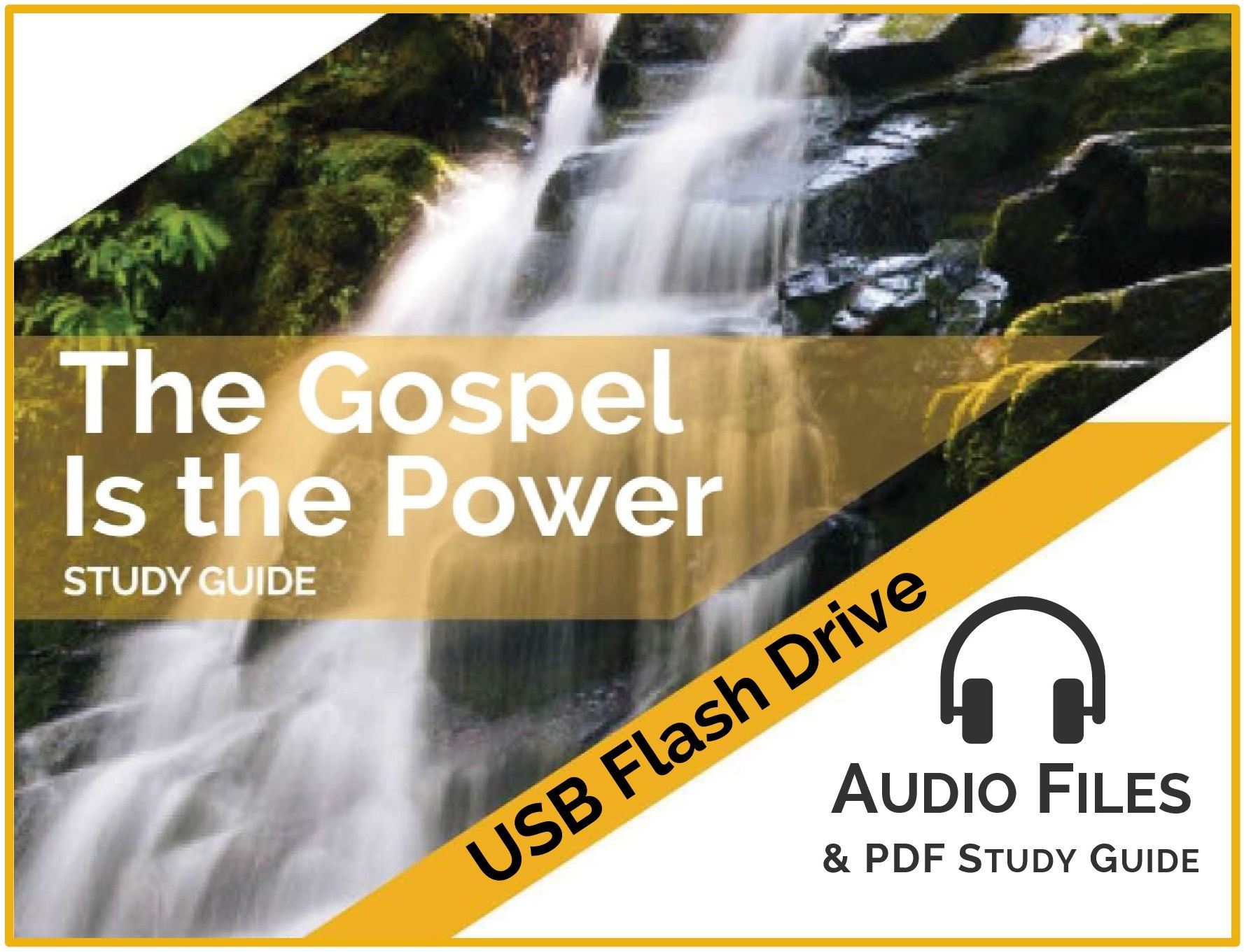USB Flash Drive: The Gospel is the Power Audio & PDF Study Guide