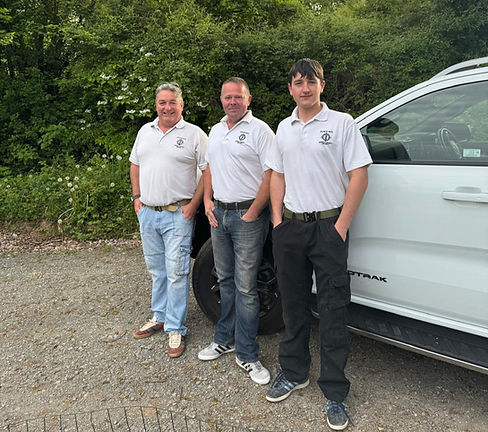 The Team at PGM and Son Pest Control, Phil Martin, Joe Martin and Mark Pitt