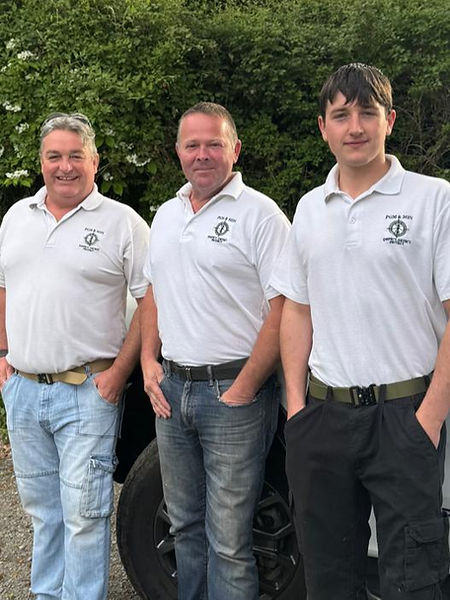 PGM and Son Pest Control Team, Phil Martin, Joe Martin and Mark Pitt