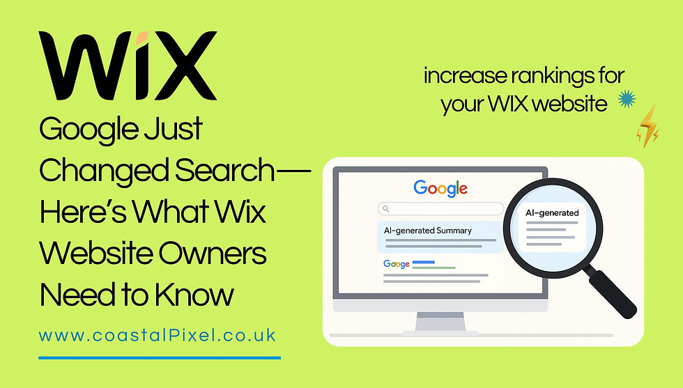 Google Just Changed Search—Here’s What Wix Website Owners Need to Know (and Why You Need an SEO Pro)