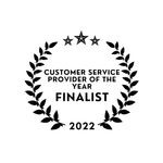Customer service provider of the year award Herefordshire business awards 2022 icon badge