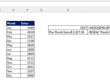 Tricks in Excel  to Improve Interactivity and visualization