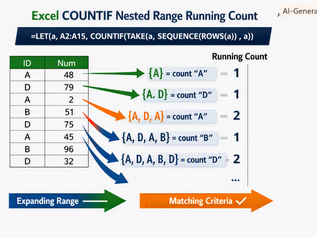 Excel Hacks in COUNTIF and AGGREGATE: