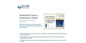 China Water Risk | Sustainable Finance – Hong Kong Is Ready!