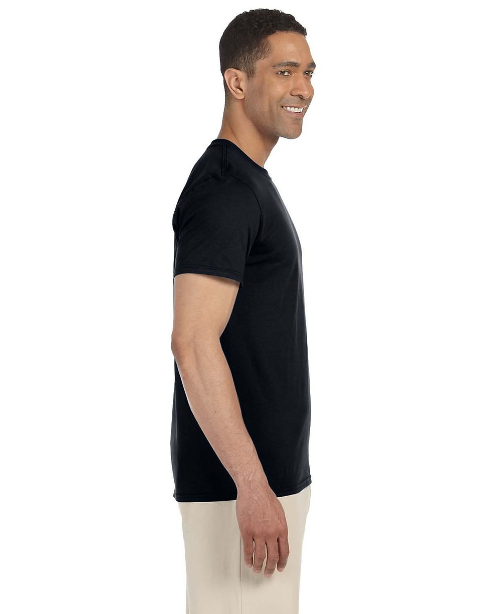 Thumbnail: Black M G640 Gildan Adult Softstyle® T-Shirt