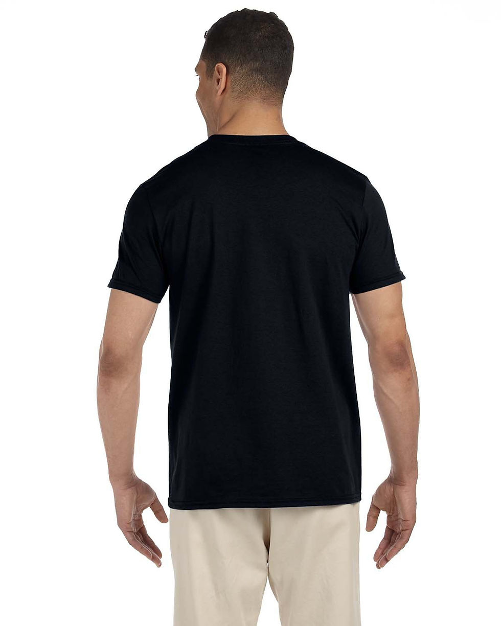 Thumbnail: Black M G640 Gildan Adult Softstyle® T-Shirt