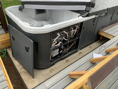 Hot Tub and Electrical Components