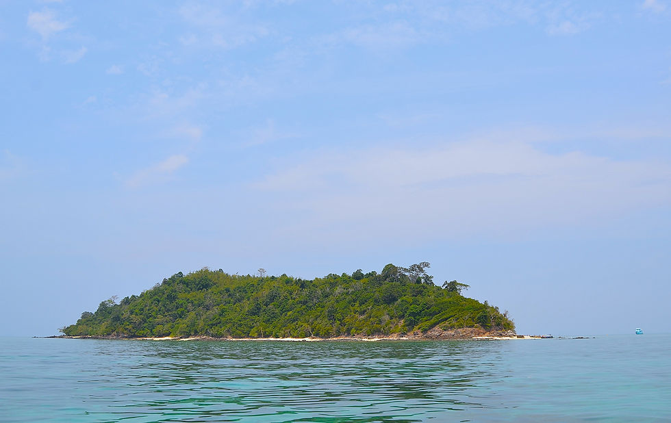 Small island between Krabi the Phip Phi islands