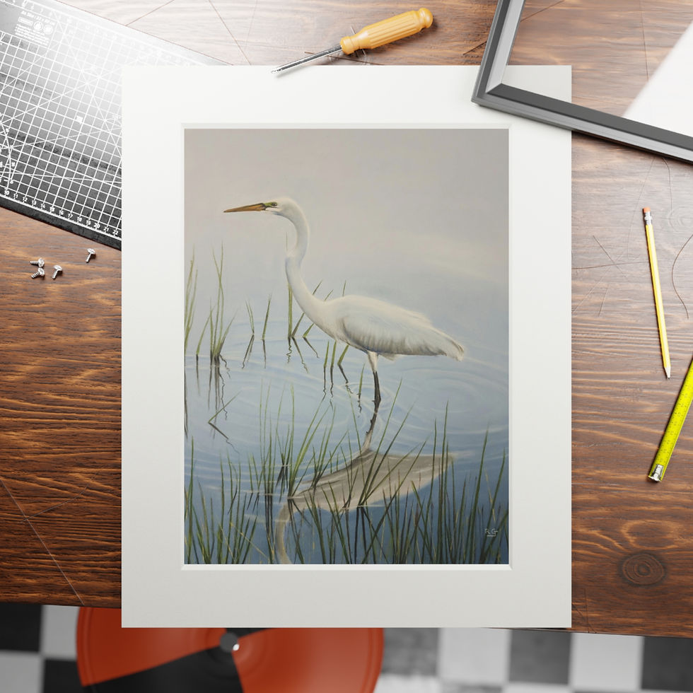 Thumbnail: Fine Art Giclée Prints (with matt frame)