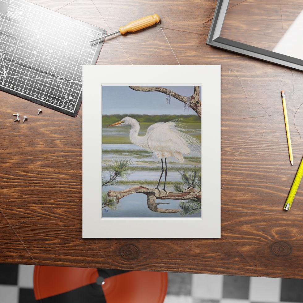 Thumbnail: Fine Art Giclée Prints (with matt frame)