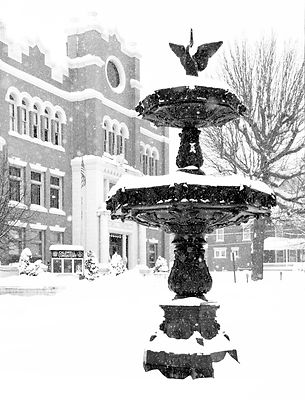 Oren B Helbok, "Fountain and Consistory" -- SITEexchange, Exchange Gallery, Bloomsburg