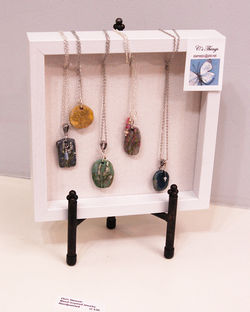Chris Stametz -- handpainted jewelry