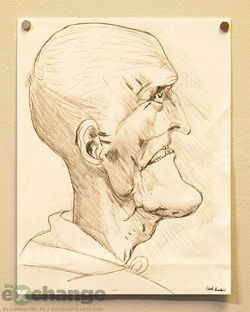 Carol Ann Luschas -- Grotesque Profile (after L da Vinci)