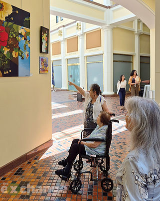 "The Bouquet of Us", Nazareth Memory Center Art Cart group project, Older Artists of PA Showcase 2026, Harrisburg, State Capitol, PA Department of Aging, Pennsylvania Creative Industries