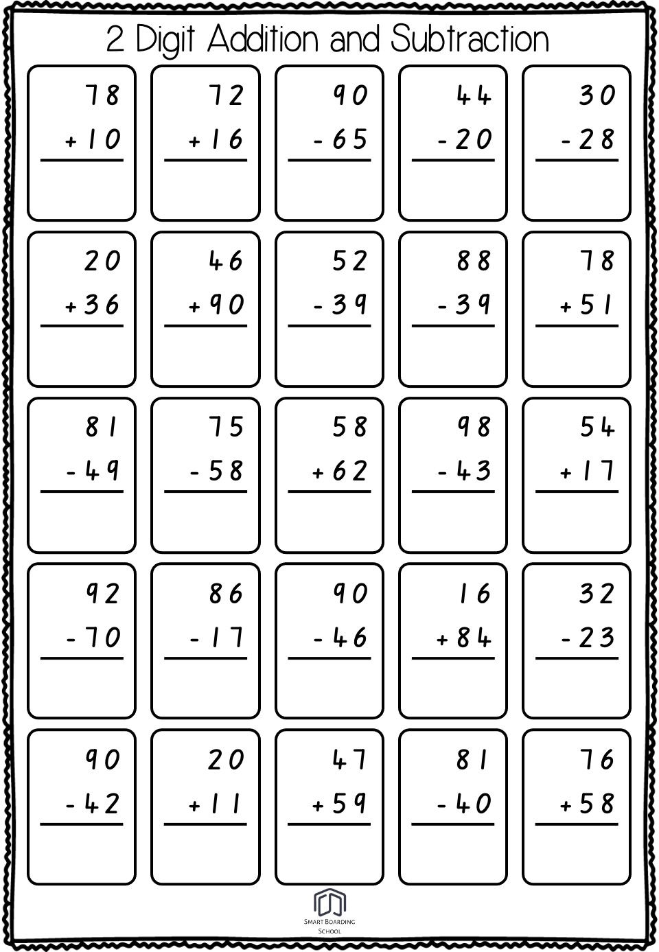 addition-and-subtraction-worksheets