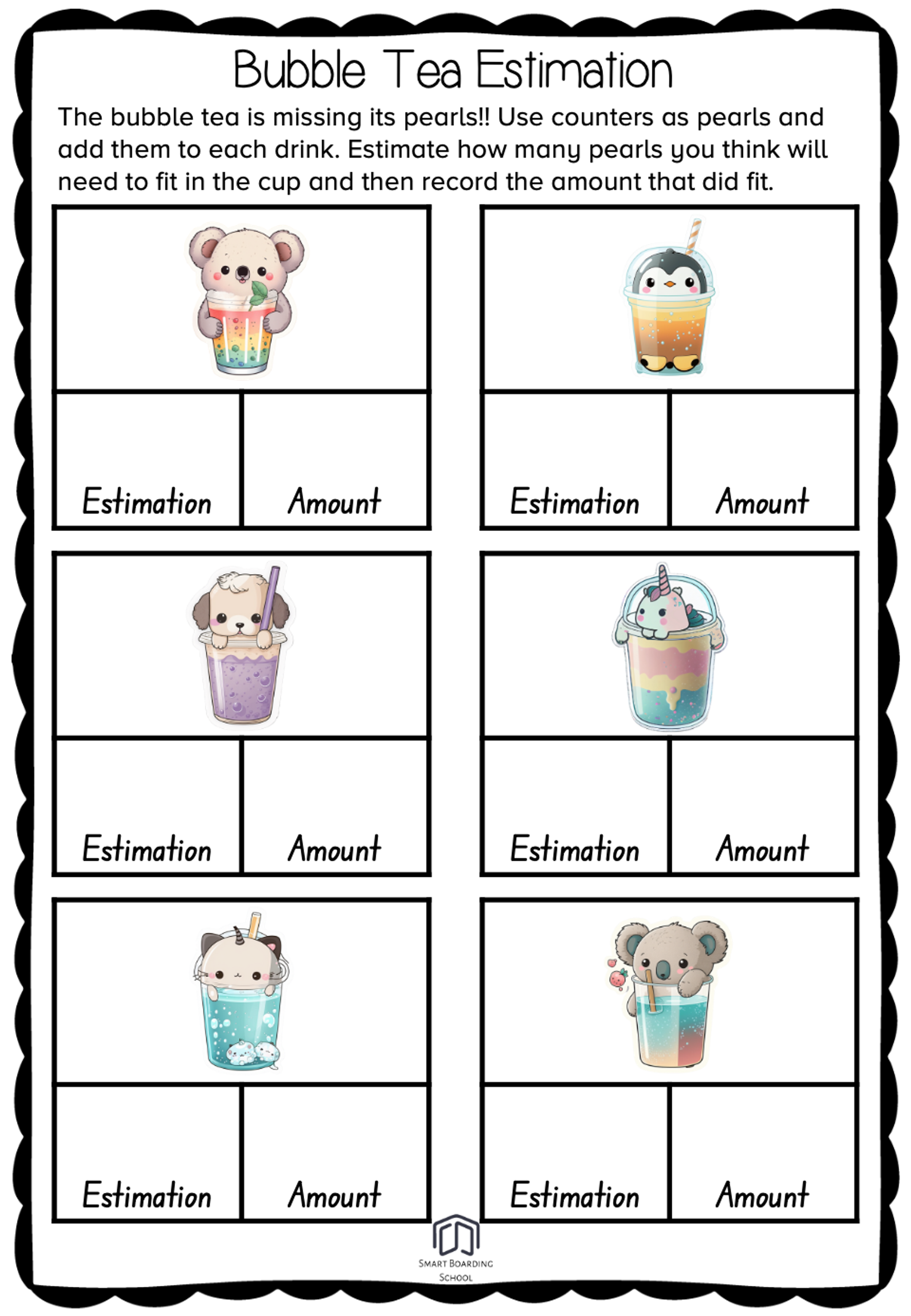 Estimating Activity Estimation Activities
