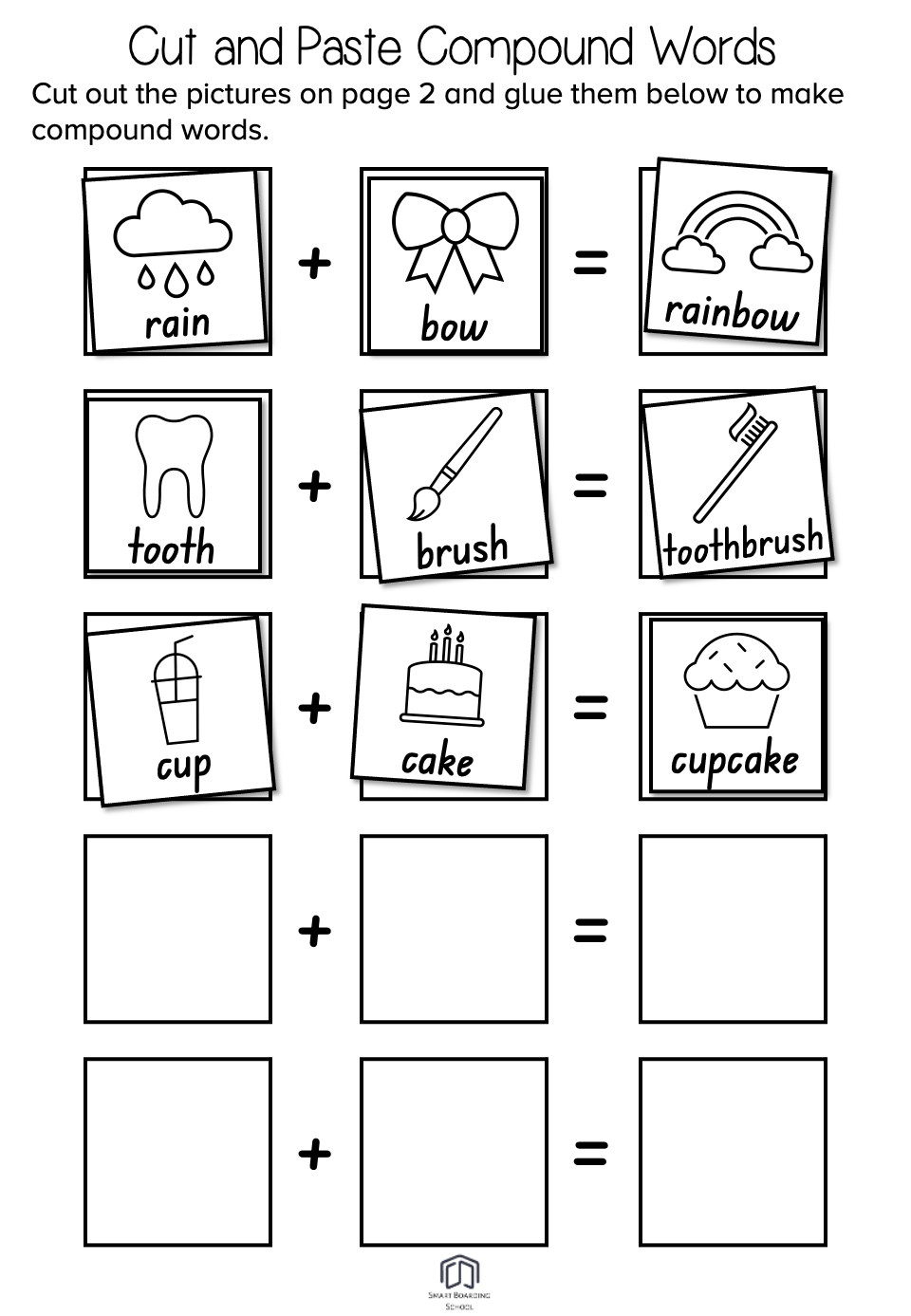 Compound Words Worksheet PDF