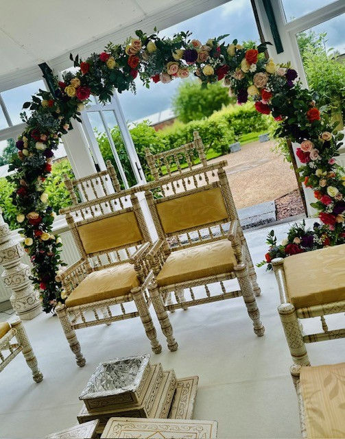 Chori Mandap at Combermere Abbey Whitchurch