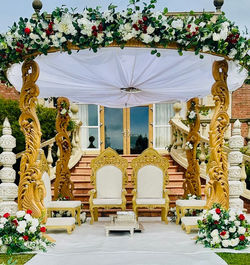 Round Peacock Mandap at Park Hall Hotel & Spa