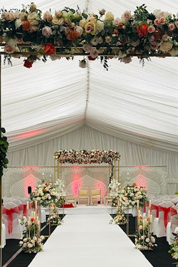 Anika Gold Mandap at Sports Connexion Coventry