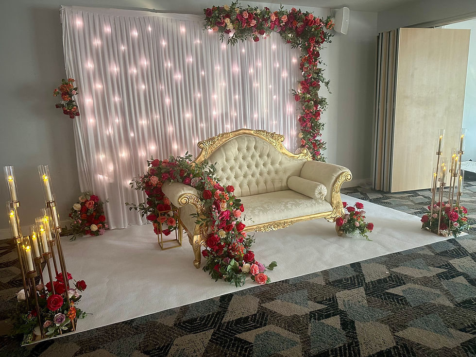 Stage decor at Holiday Inn Birmingham M6 J7