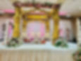 Golden Devdas Mandap at Prajapati Hall Leicester