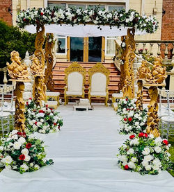 Round Peacock Mandap at Park Hall Hotel & Spa