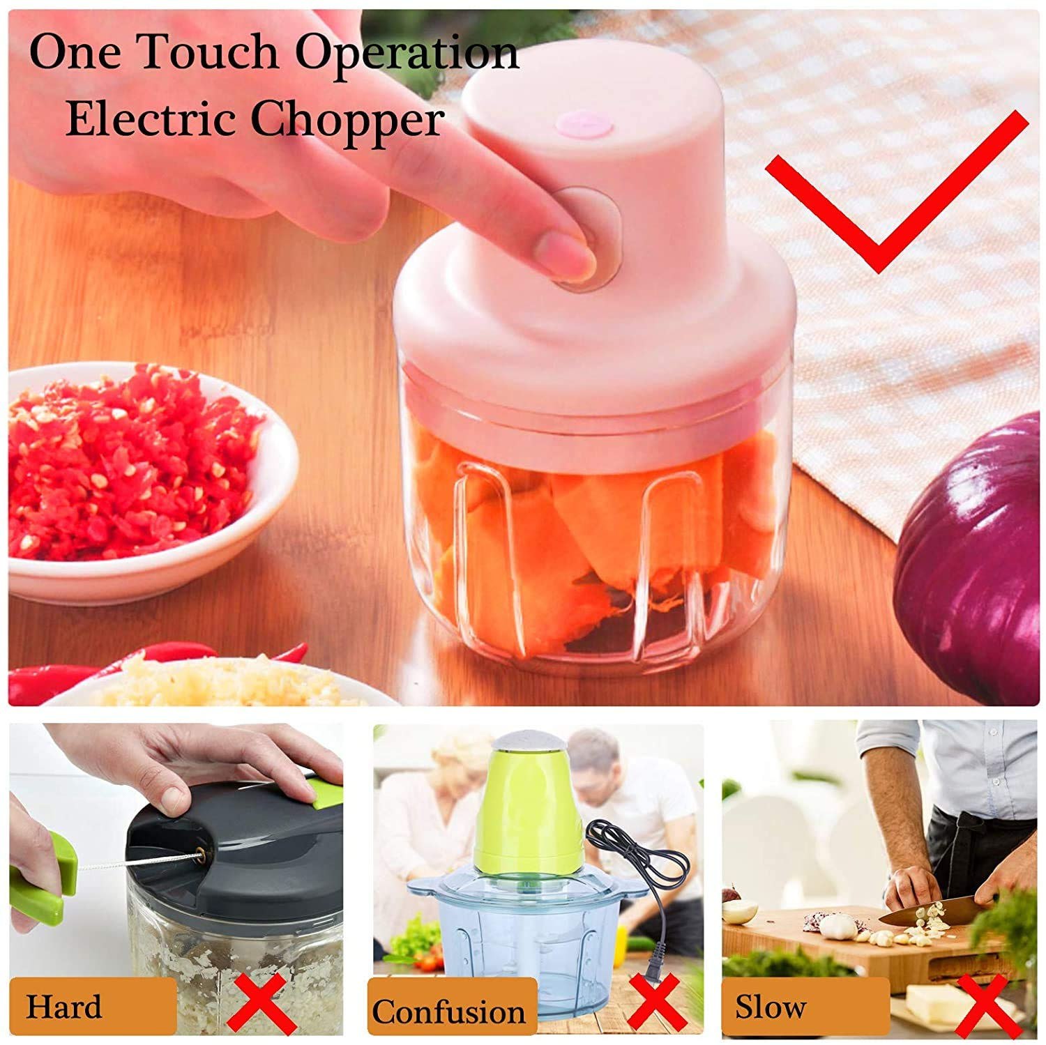 ELECTRIC MINI CHOPPER GRINDER