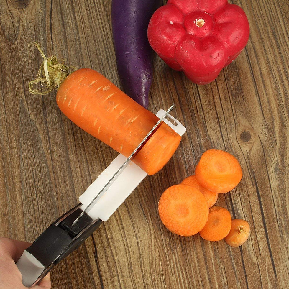 Thumbnail: 2-in-1 Smart Clever Cutter Kitchen Knife Food Chopper